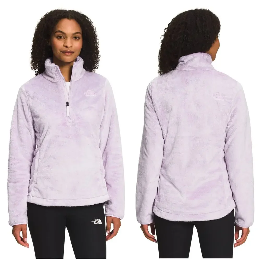 The North Face | Women | Osito Lavender Fog Fleece Quarter Zip Pullover | Small